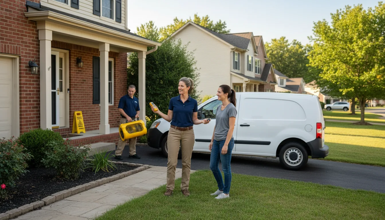 Residential water damage restoration in Old Orchard Beach, ME